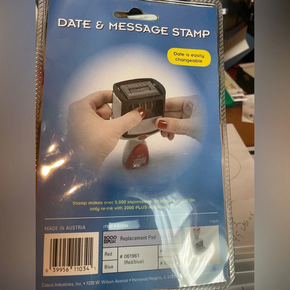 Date and message stamp - brand new